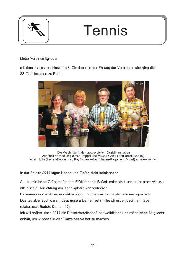 Vorschau TreffpunktVereinszeitung2016 Seite 20